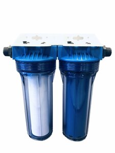 AQUA Logic - Inline Pre-Filter Combi 3/4 - PP + Carbon Granulate -  10 INCH - (build-in pre-filter / shower filter)
