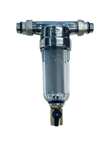 AQUA Logic - Inline Backwash 3/4 - 50 mcr - Sediment Filter - (build-in water filter)