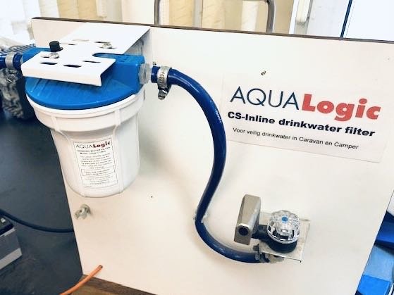 AQUA Logic - Inline - C-Ultra - 5 INCH - (built-in water filter)