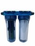 AQUA Logic - Inline Duo 3/4 - Carbon + Ultra Full-Size - 0,03mcr - 10 INCH - (built-in water filter)