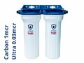 AQUA Logic - Inline Duo 3/8 - Carbon + Ultra Full-Size - 0,03mcr - 10 INCH - Gen2 - (built-in water filter)