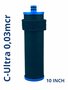 AQUA Logic - Filter Element - Inline - C-Ultra - 0,03mcr - 10 INCH - Gen2
