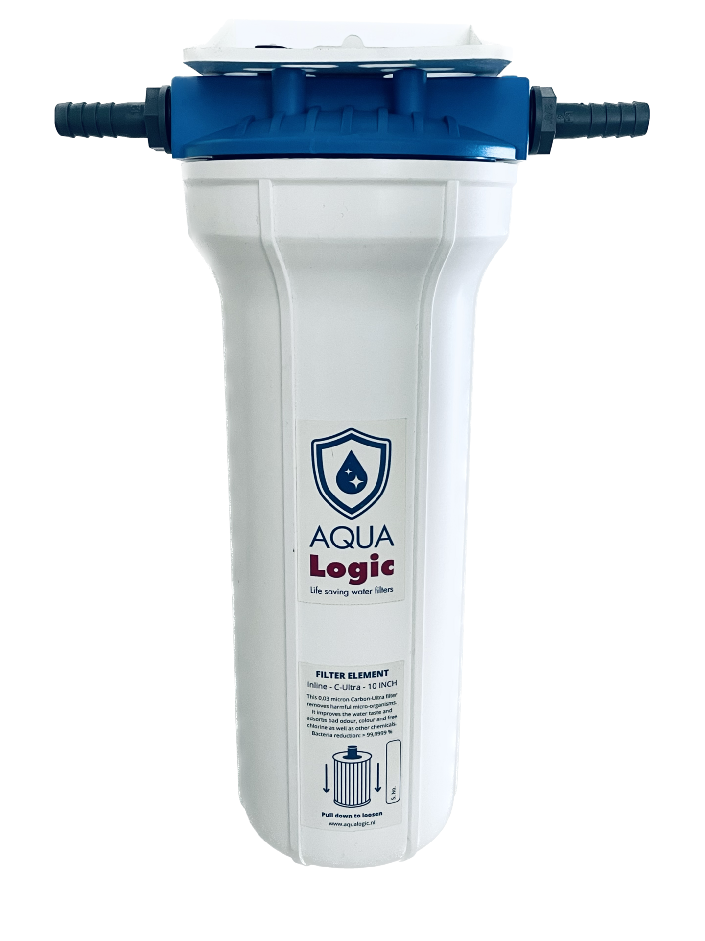 AQUA Logic - Inline 3/8 - C-Ultra - 10 INCH (built-in water filter)